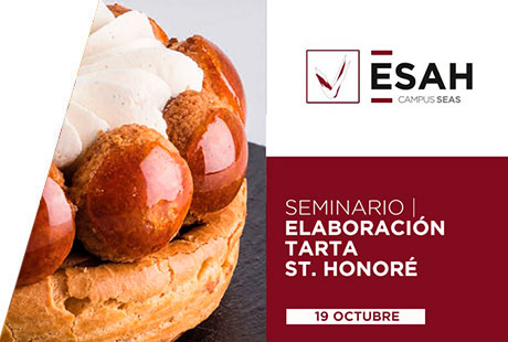 Seminario online práctico. PASTELERÍA. Elaboración tarta St. Honoré.